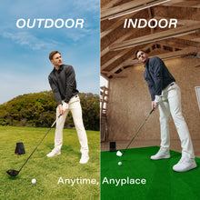 Load image into Gallery viewer, Outdoor and indoor use of the SC4 Pro Launch Monitor