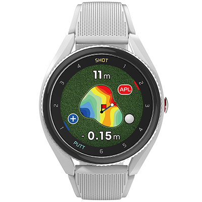 Voice Caddie AU | T9 Golf GPS Watch w/ Green Undulation And V.AI